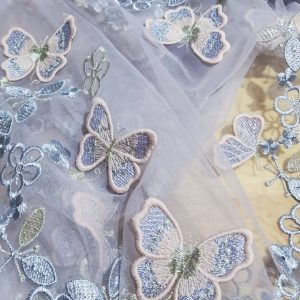 Georges Hobeika fabric Exclusive embroidered lace