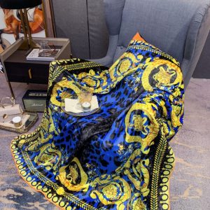 Versace plush bed cover,Medusa Soft bed throws