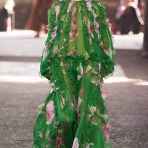 Valentino Italian Designer Silk Chiffon Fabric