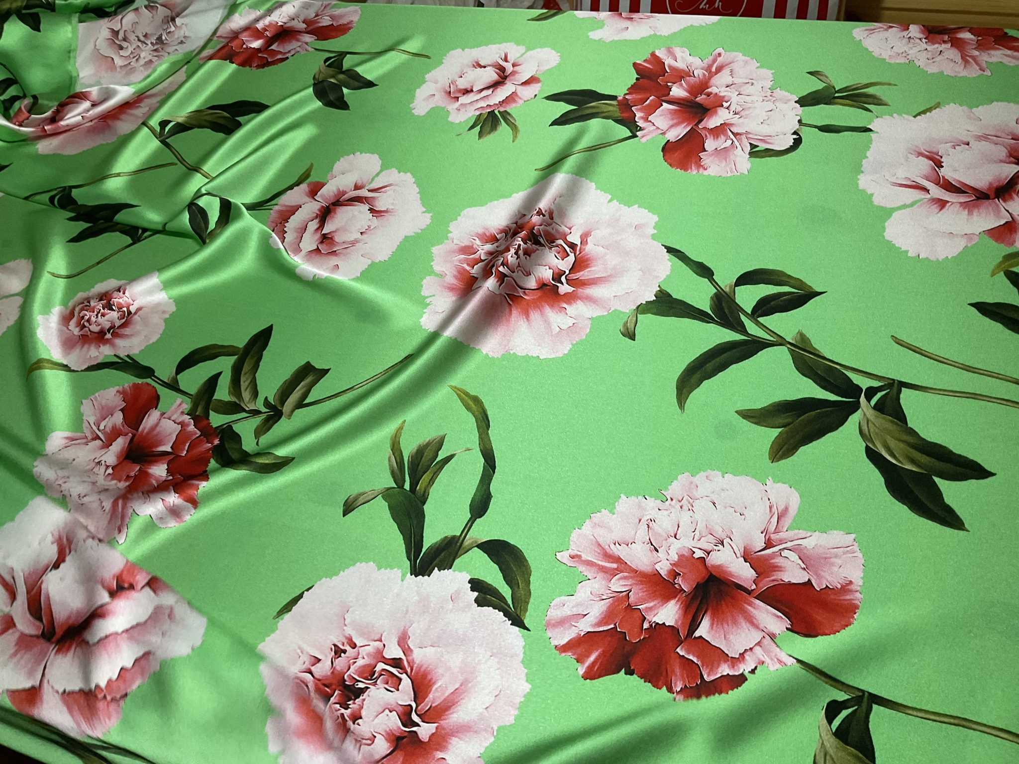 Alta Moda 100 Silk Stretch Fabric,Made In Italy 2023 Collection, With