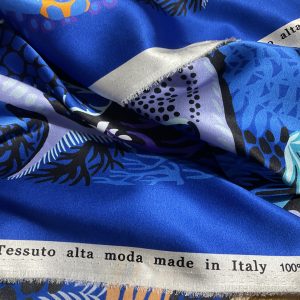 Italian Silk stretch fabric Alta Moda