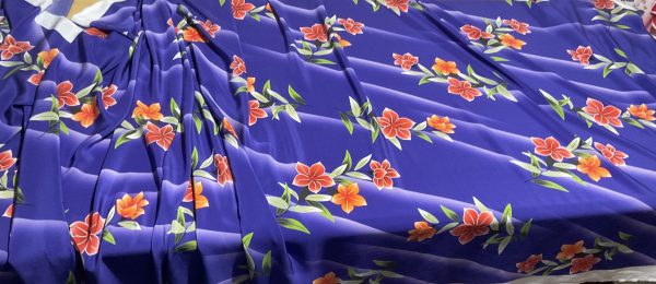 Valentino Italian Designer Silk crepe stretch Fabric