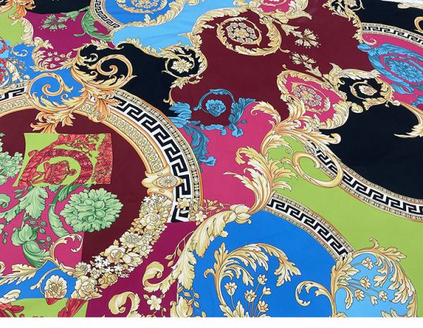 Cotton Fabric/New Collection Italian Designer Fabric/Digital Inkjet Cotton Fabric/Fashion Week Italian Haute Couture Fabric 1 ⋆