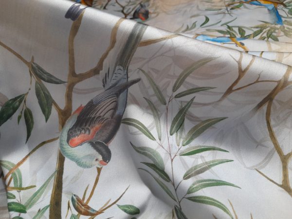 zimmermann Silk fabric with parrots