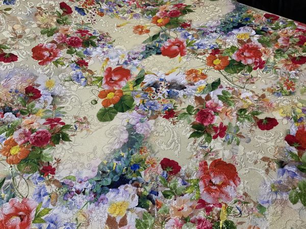 Haute Couture Polyester jacquard FABRIC