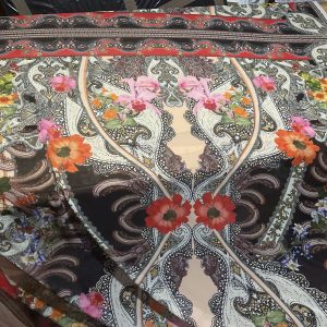 Red Silk Chiffon Fabric: 100% Silk Fabrics from Italy by Taroni, SKU  00054861 at $6300 — Buy Silk Fabrics Online