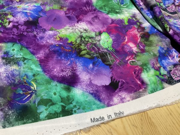 Beautiful Colourful Print Limited Edition cotton poplin
