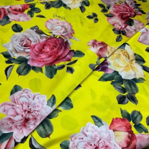 Italian Alta Moda Wonderful Silk Satin fabric PP